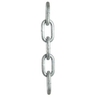 CHAIN COMMERCIAL GALVANISED LONG LINK 5MM (103M/50KG)